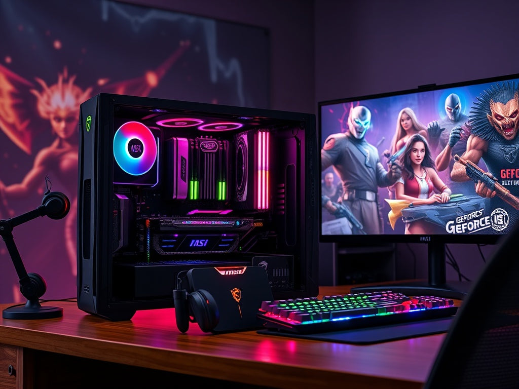 Domina el poder con la nueva generación de tarjetas gráficas de MSI