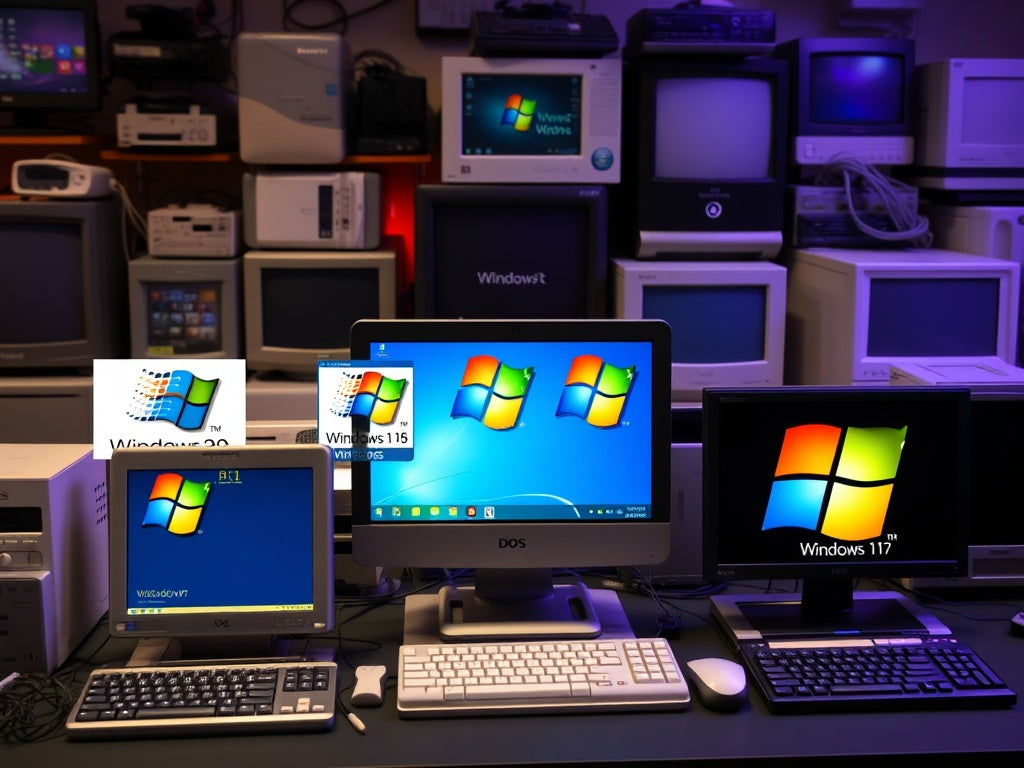 L'Évolution de Microsoft Windows : De DOS à l'Ère Moderne