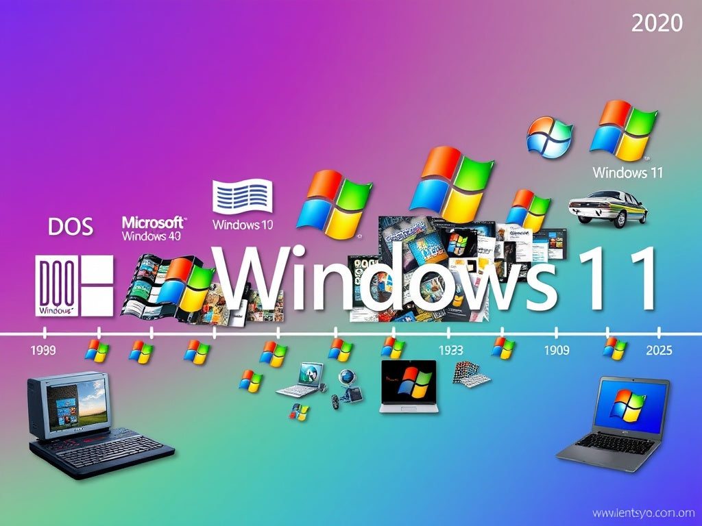 The Evolution of Microsoft Windows: From DOS to Windows 11