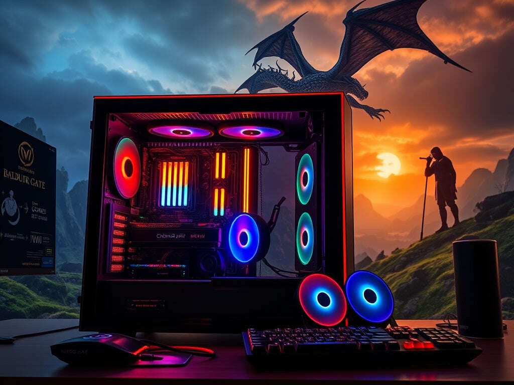 Elevate Your Gaming Experience with Gameforce's Exceptional BALDURS GATE III ( 3 ) Custom Gaming PCs