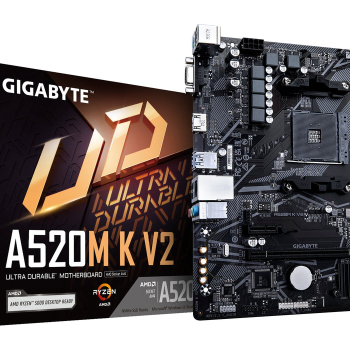 Unleash Custom Gaming Power with GIGABYTE A520M K V2