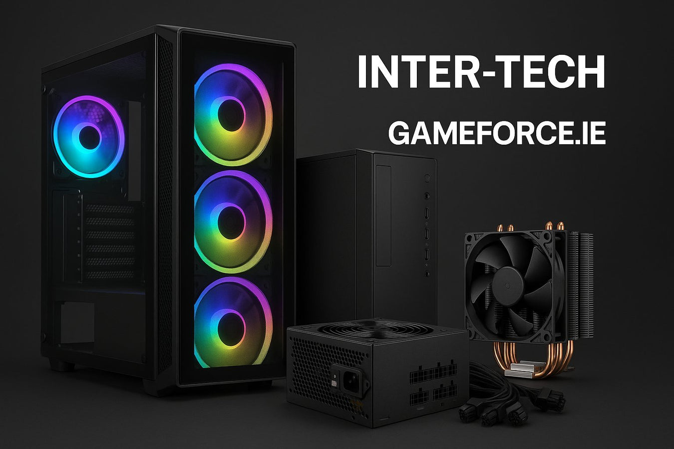Inter-tech Low Cost PC Cases , Power Supplies for PC Builders from Irelands Gameforce.ie