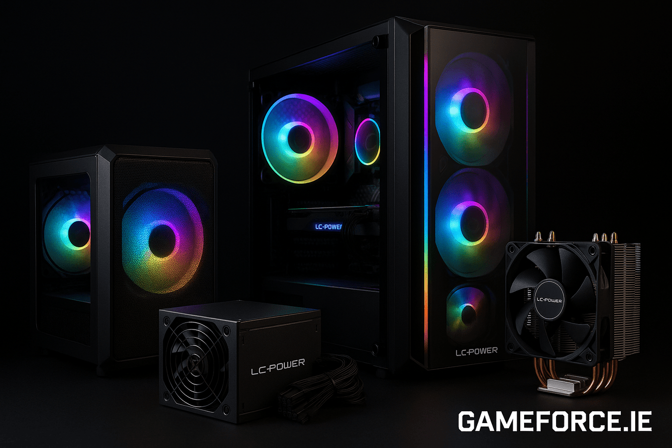 LC-POWER PC Cases , Power Supplies and Coolers for PC Builders - buy from Ireland Gameforce.ie