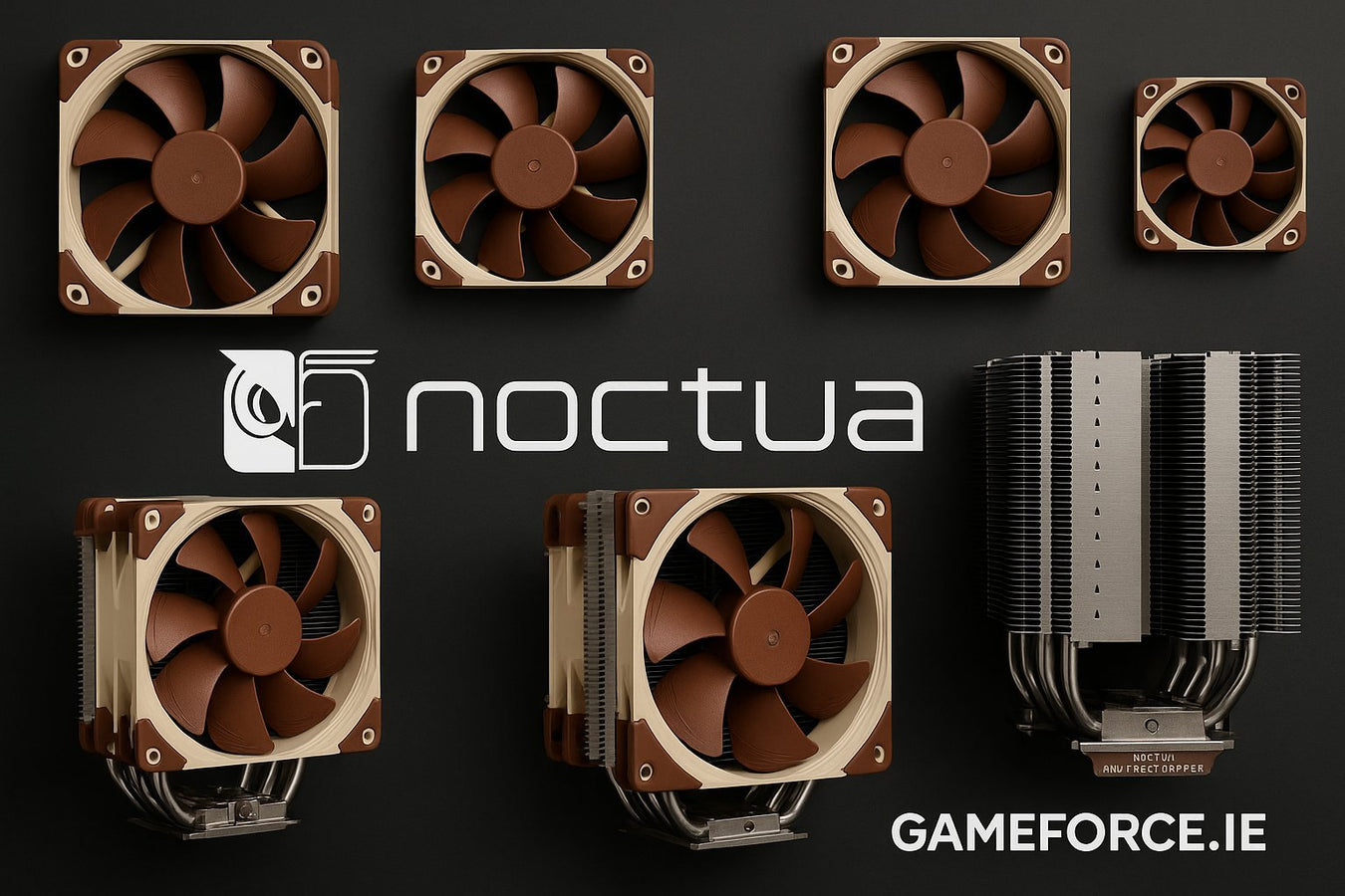 NOCTUA CASE FANS , CPU Coolers AMD INTEL from Irelands Gameforce.ie