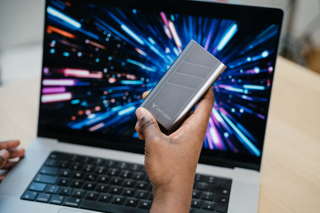 Verbatim TurboMetal SSD USB4 1TB USB Type-C USB4 Gen 2x2 Silver