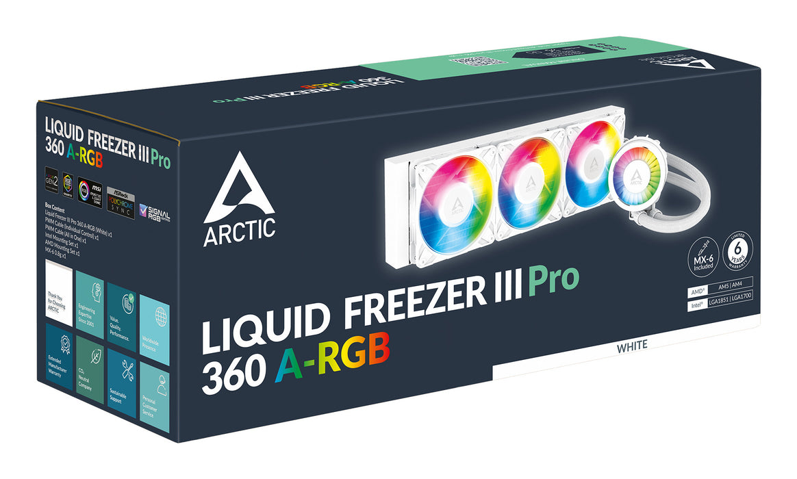 ARCTIC Liquid Freezer III Pro 360 A-RGB (White)