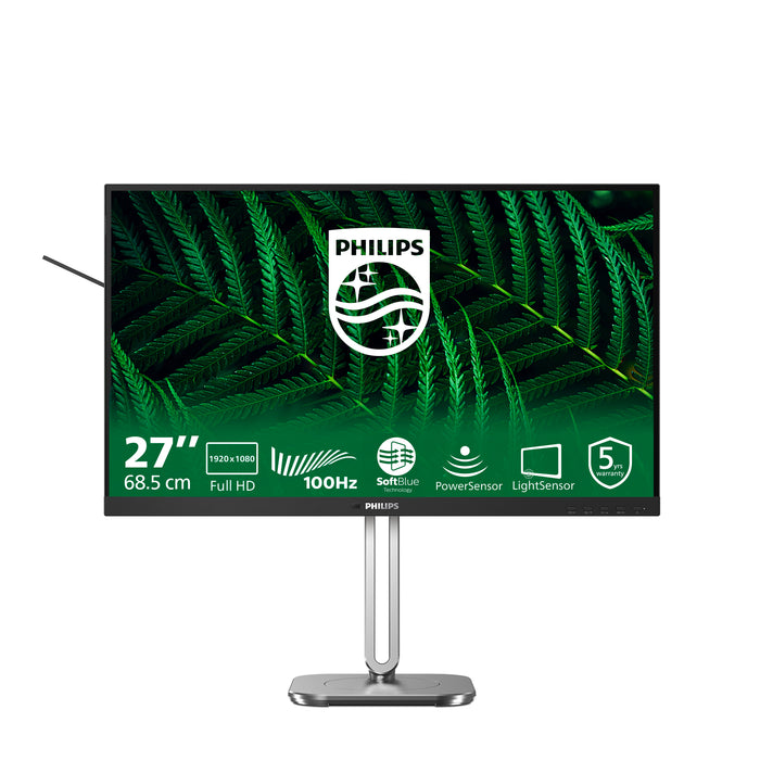 Philips 5000 series 27B2G5200/00 computer monitor 68.6 cm (27") 1920 x 1080 pixels Full HD LCD Anthracite