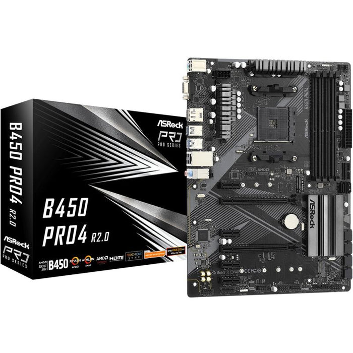 ASROCK B450 PRO4 R2.0 (AM4) (D)
