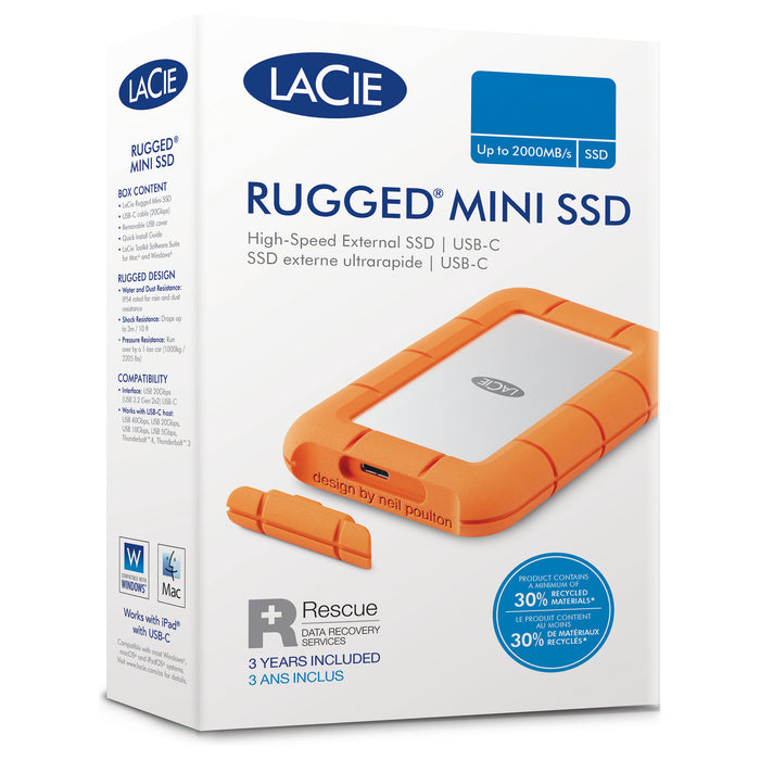 LaCie Rugged Mini external hard drive