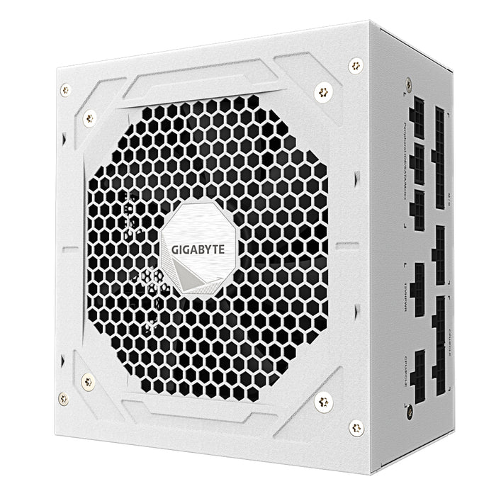 GIGABYTE UD850GM PG5W Power Supply - PCIe 5.0, 80 PLUS Gold, Fully Modular Design, 120mm Fan, ATX 3.0 compatible, EU Plug