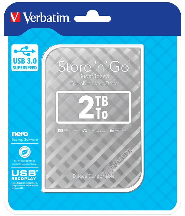 Verbatim Store 'n' Go external hard drive