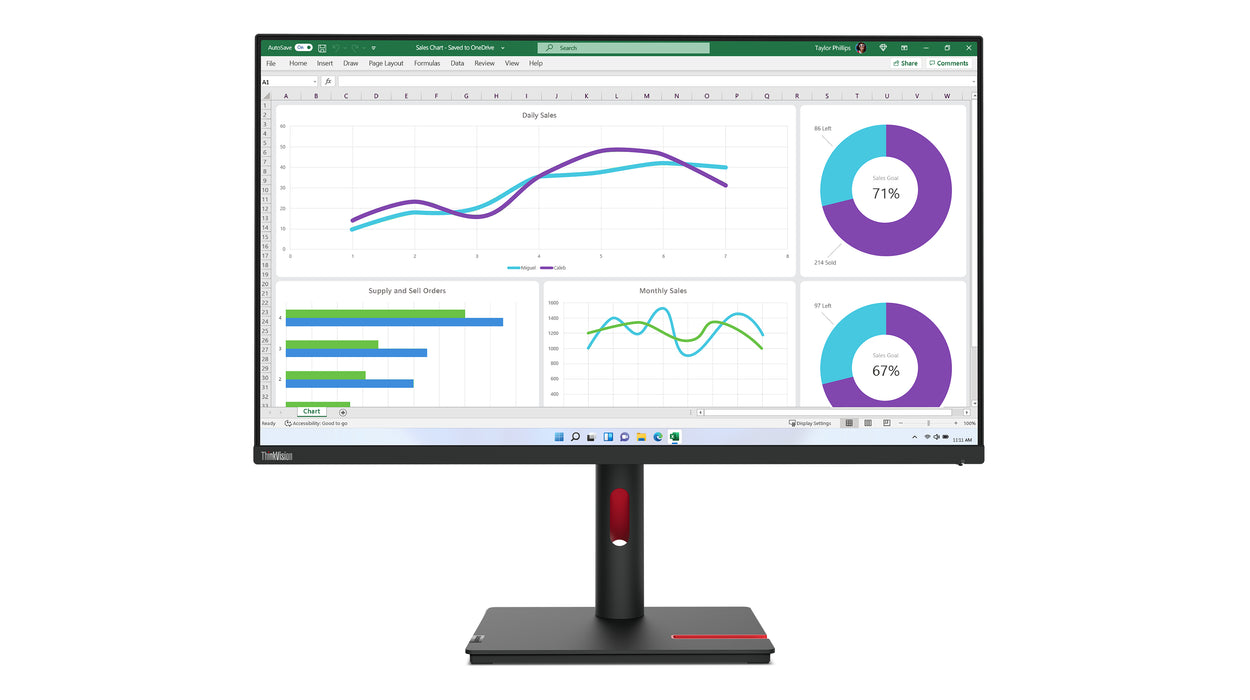 Lenovo ThinkVision T32h-30 LED display
