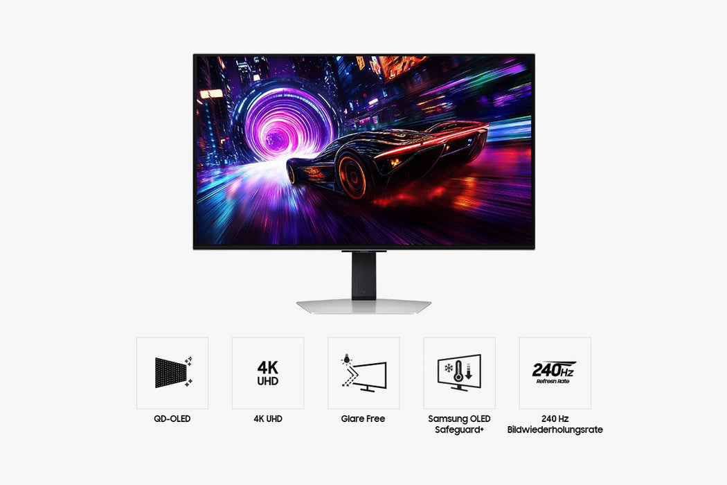 Samsung S32FG814SU computer monitor 81.3 cm (32") 3840 x 2160 pixels 4K Ultra HD OLED Silver