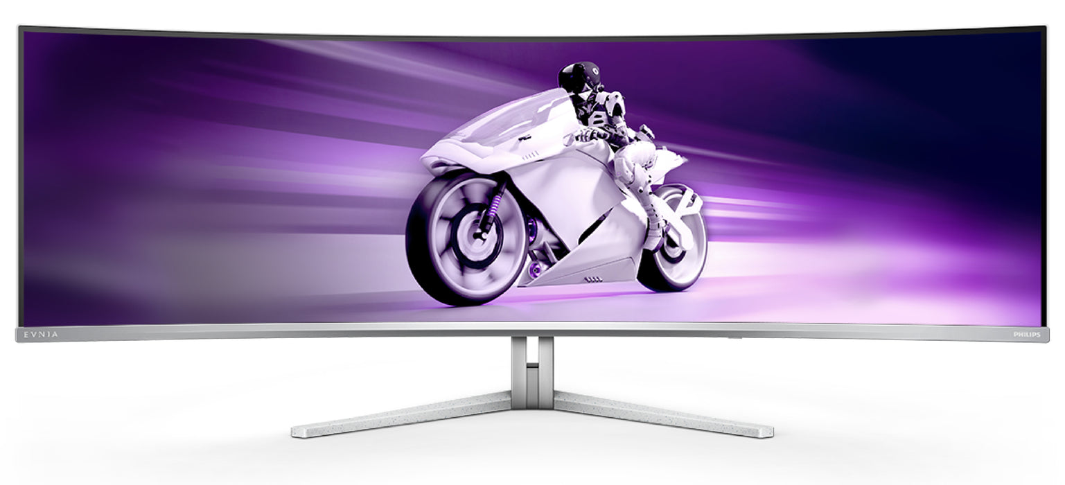 Philips Evnia 8000 49M2C8900/00 computer monitor 124.2 cm (48.9") 5120 x 1440 pixels Dual QHD QD-OLED White