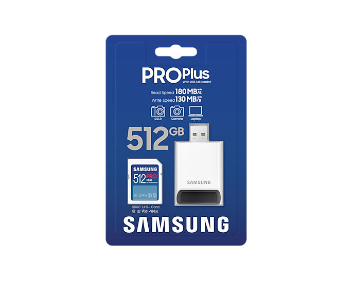 Samsung PRO Plus MB-SD512SB/WW memory card
