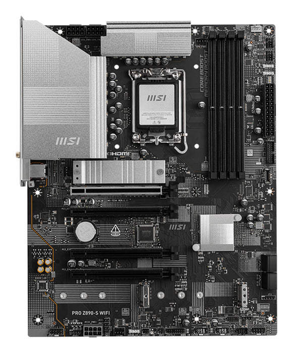 MSI PRO Z890-S WIFI motherboard Intel Z890 LGA 1851 (Socket V1) ATX