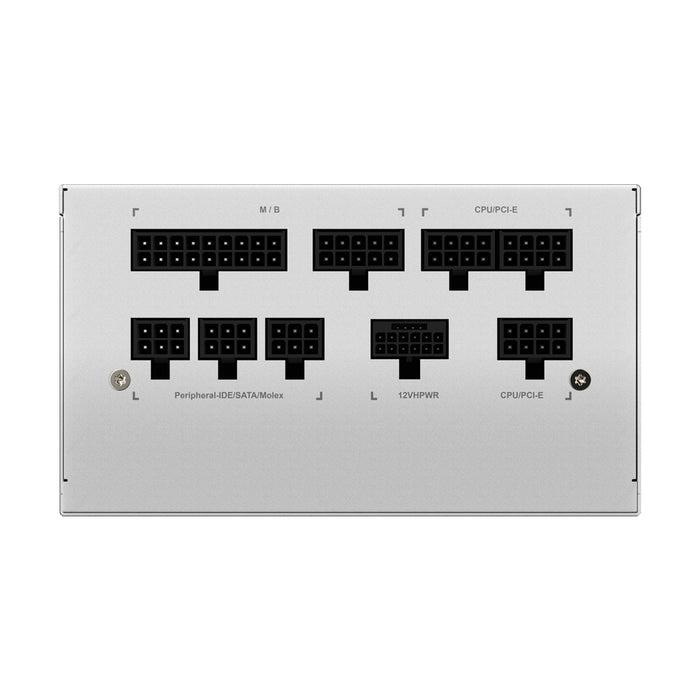 GIGABYTE UD850GM PG5W Power Supply - PCIe 5.0, 80 PLUS Gold, Fully Modular Design, 120mm Fan, ATX 3.0 compatible, EU Plug