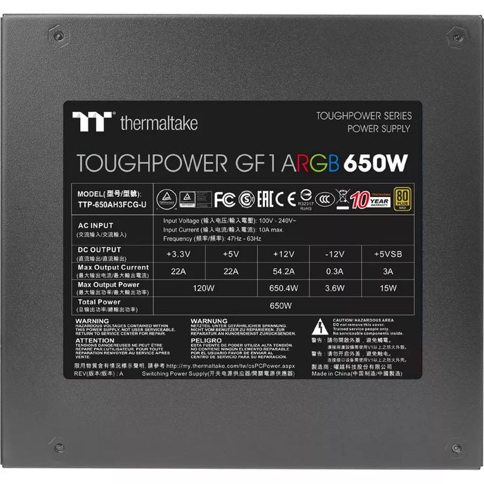 Thermaltake PS-TPD-0650F3FAGE-1 power supply unit