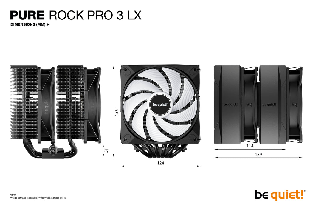 be quiet! Pure Rock Pro 3 LX Black