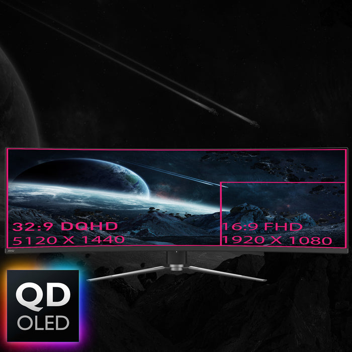 MSI MPG 491CQPDE QD-OLED computer monitor