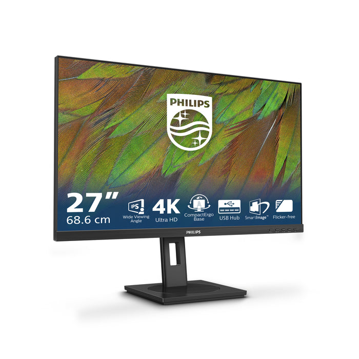 Philips 3000 series 27B1N3800/00 computer monitor 68.6 cm (27") 3840 x 2160 pixels 4K Ultra HD LCD Black