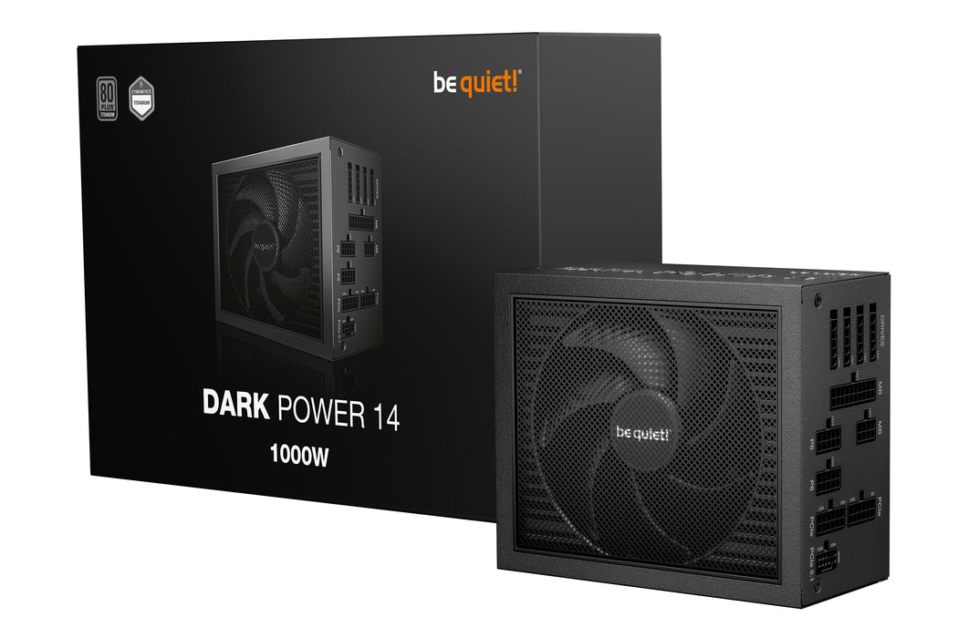 be quiet! Dark Power 14 1000 W - 80 Plus Titanium power supply unit 20+4 pin ATX ATX Black