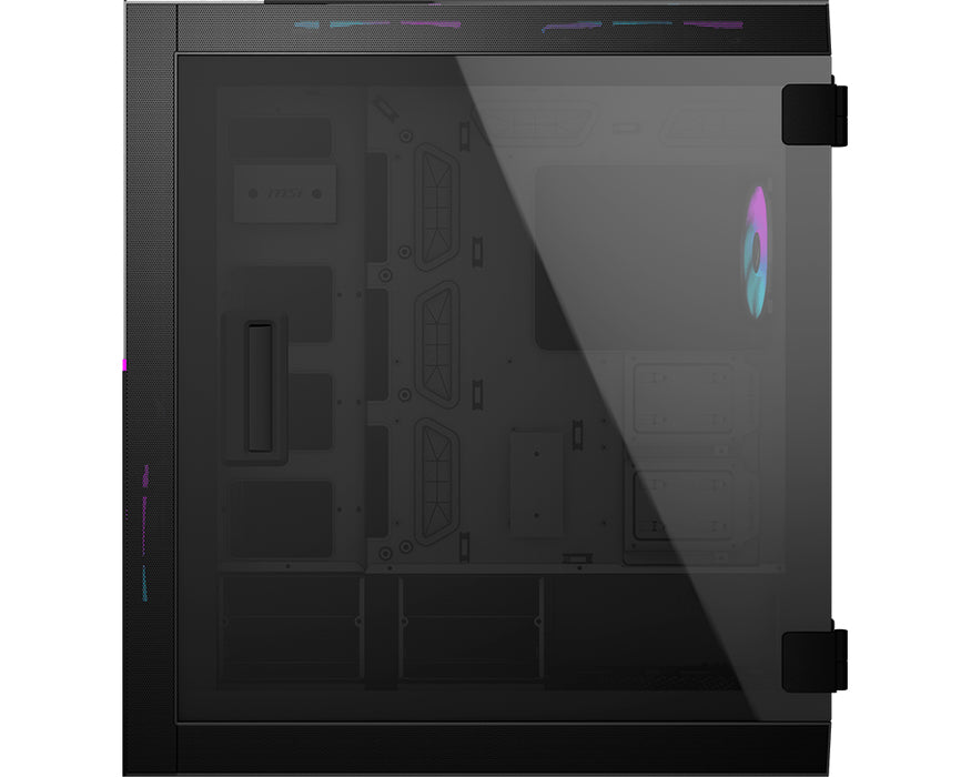 MSI MPG SEKIRA 500X Full Tower Gaming Computer Case 'Black, 3x 200mm ARGB + 1x 200mm + 1x120mm ARGB Fans, Mystic Light Sync, 8 Channel ARGB Hub, USB Type-C, Tempered Glass Panels, E-ATX, ATX, mATX, mini-ITX'