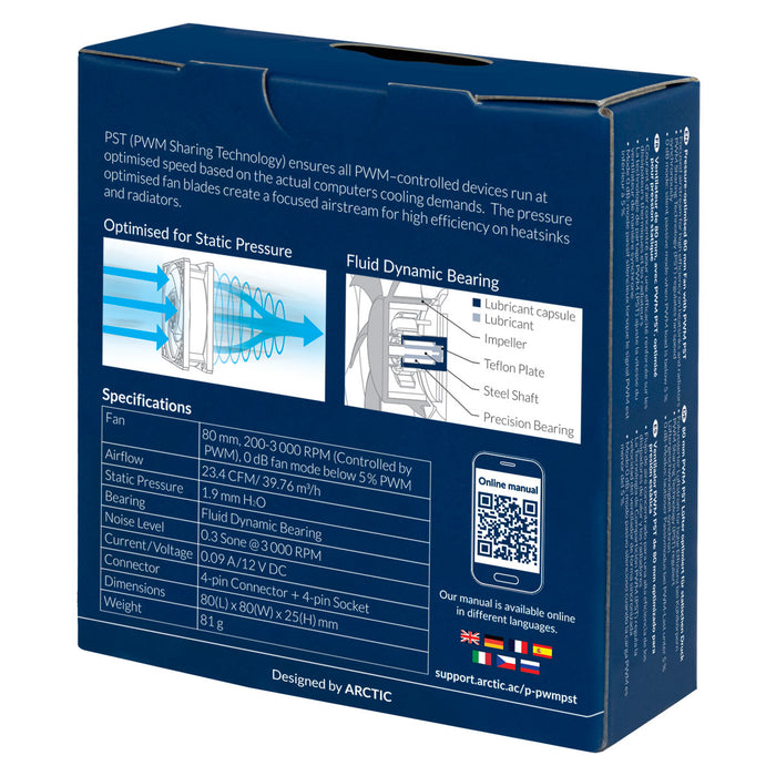 ARCTIC P8 PWM PST
