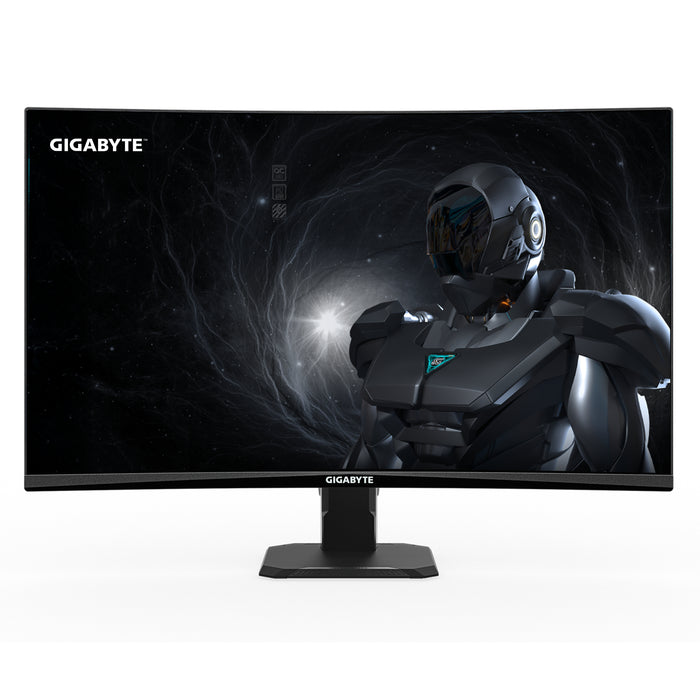 GIGABYTE GS27FC2 27" FHD Curved Gaming Monitor - 1920 x 1080, 240Hz, 1, 350 cd/m², HDR Ready, HDMI 2.0, Displayport 1.4