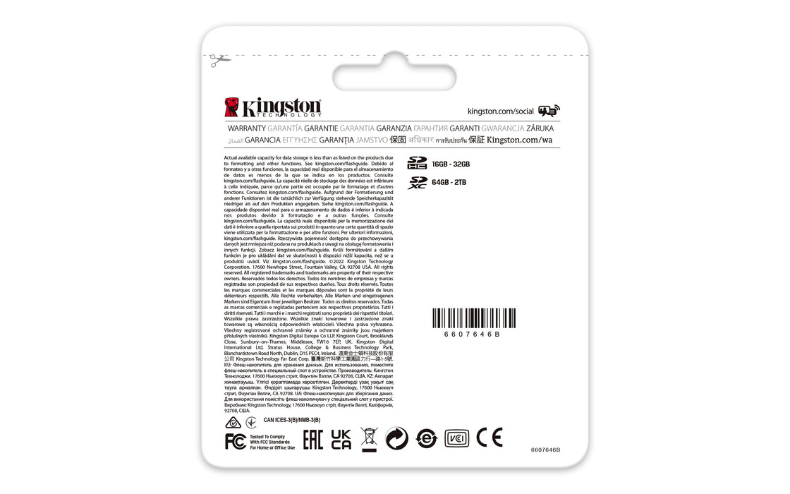 Kingston Technology 64GB Canvas React Plus SDXC UHS-II 300R/260W U3 V90 for Full HD/4K/8K