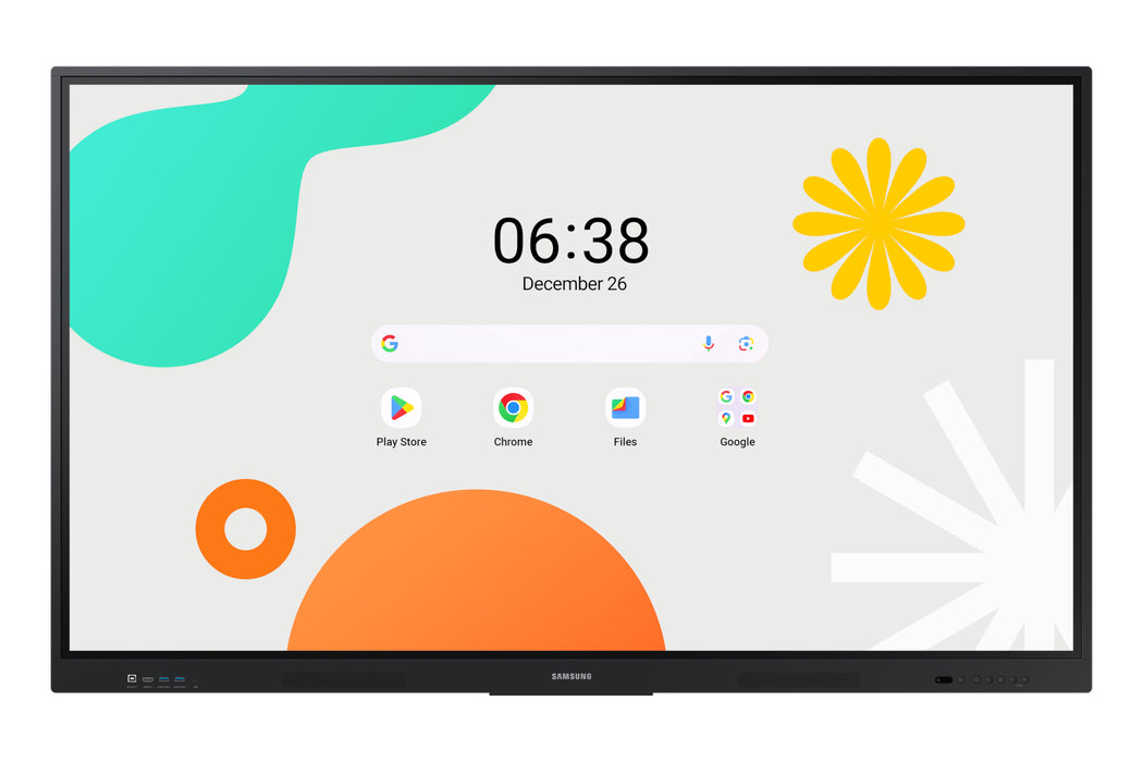 Samsung WA75F interactive whiteboard 190.5 cm (75") 3840 x 2160 pixels Touchscreen Black