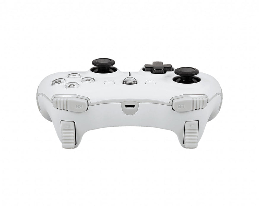 MSI FORCE GC20 V2 WHITE Gaming Controller 'PC and Android ready, Wired, adjustable D-Pad cover, Dual vibration motors, Ergonomic design, detachable cables'