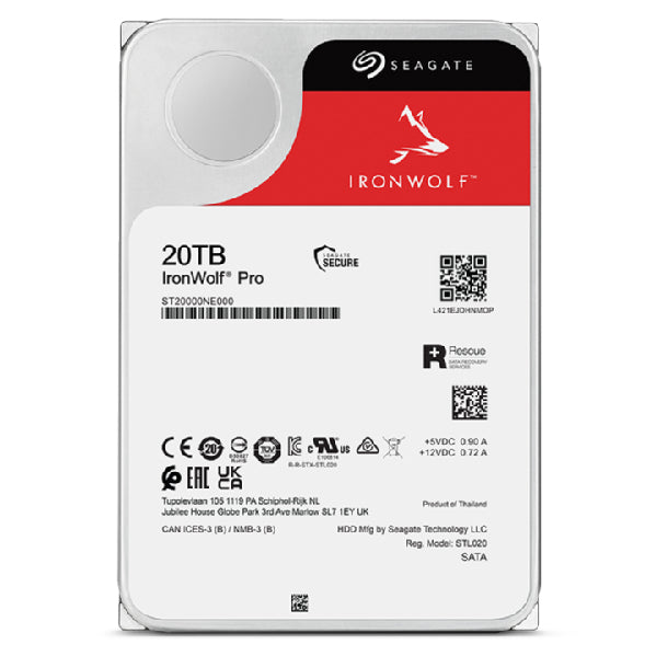 Seagate IronWolf Pro ST20000NT001 internal hard drive
