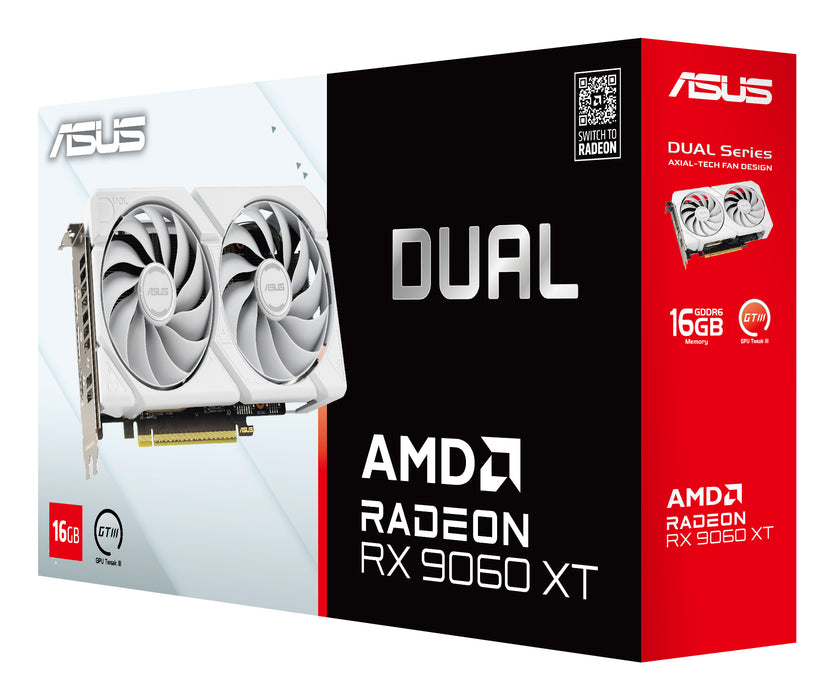 ASUS Dual -RX9060XT-16G-WHITE