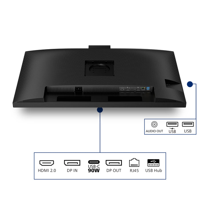 Philips 3000 series 32B2U3601H/00 computer monitor 80 cm (31.5") 2560 x 1440 pixels Quad HD LCD Black