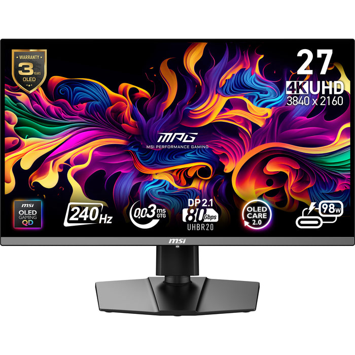 MSI MPG 272URXDE QD-OLED computer monitor