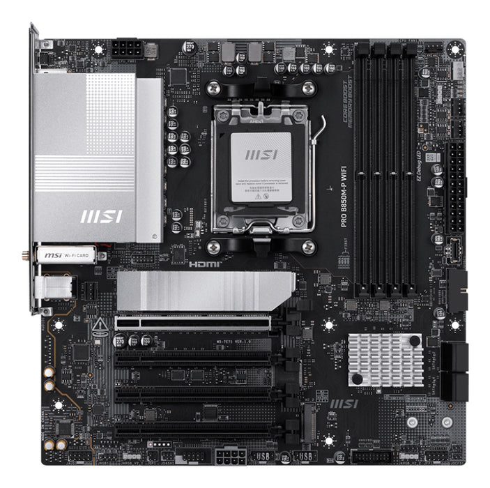 MSI PRO B850M-P WIFI motherboard AMD B850 Socket AM5 micro ATX