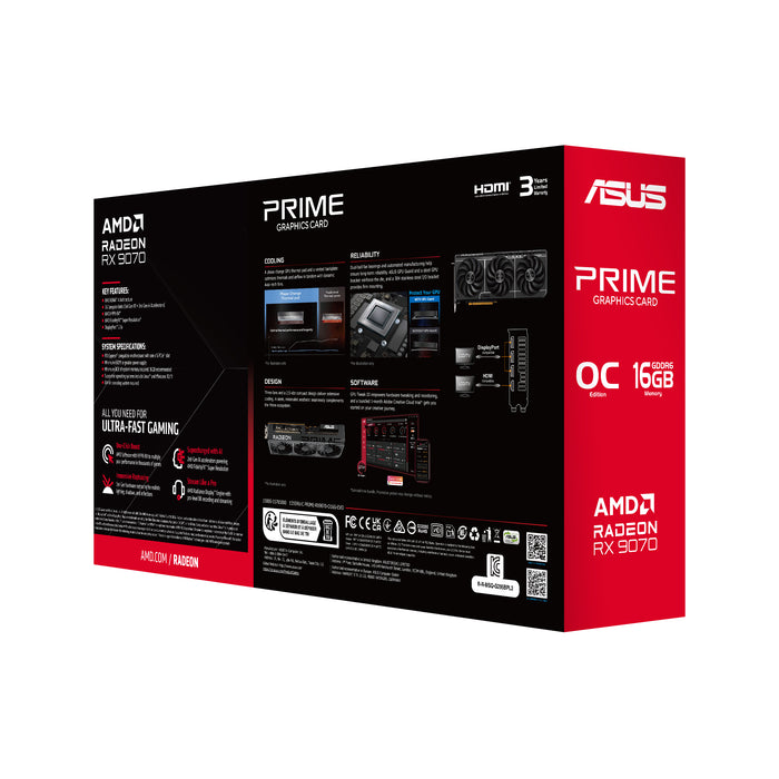 ASUS Prime -RX9070-O16G-EVO