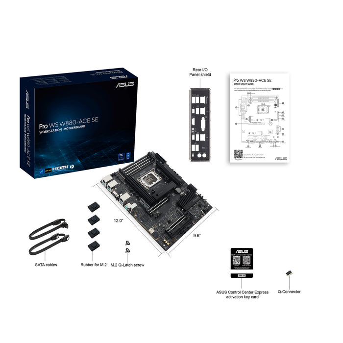 ASUS PRO WS W880-ACE SE Intel W880 LGA 1851 (Socket V1) ATX
