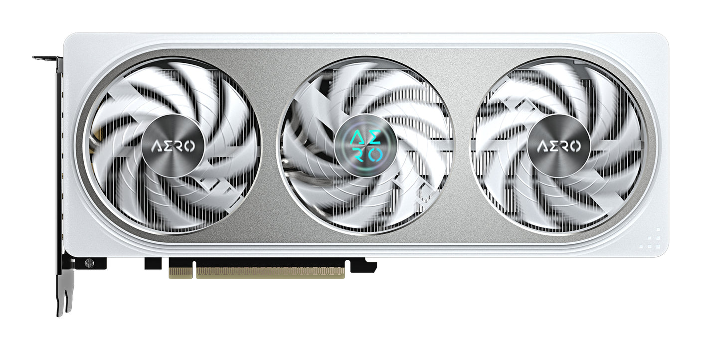 GIGABYTE GeForce RTX 5060 Ti AERO OC 8G Graphics Card - 8GB GDDR7, 128bit, PCI-E 5.0, 2647MHz Core Clock, 3 x DisplayPort, 1 x HDMI, GV-N506TAERO OC-8GD