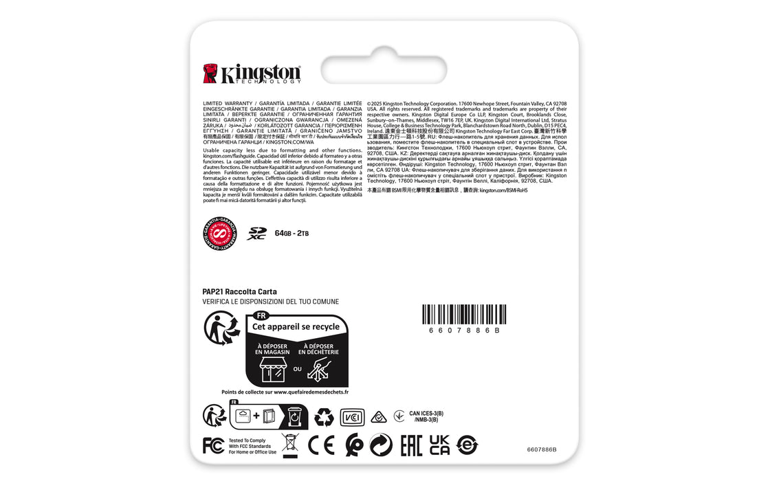 Kingston Technology 256GB Canvas React Plus SDXC UHS-II 280R/150W U3 V60 for Full HD/4K