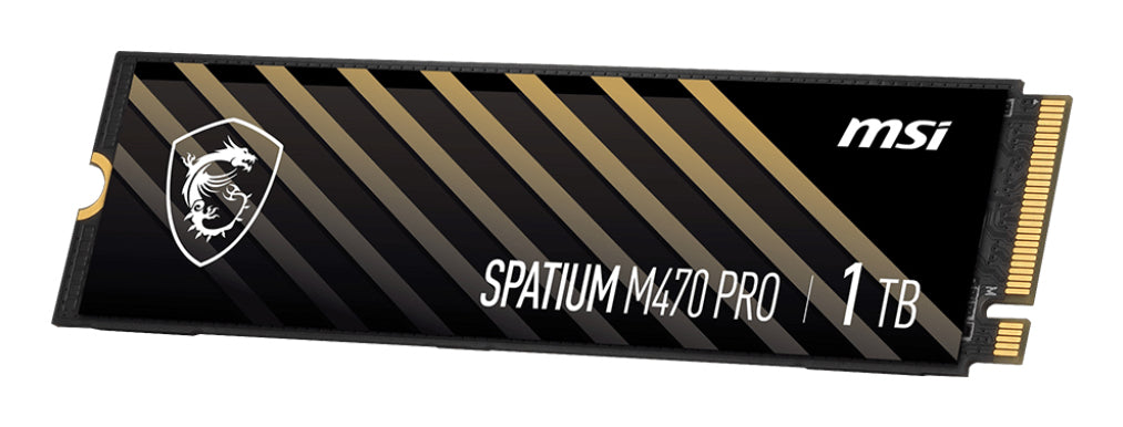 MSI Spatium M470 PRO PCIe 4.0 NVMe M.2 1TB PCI Express 4.0 3D NAND
