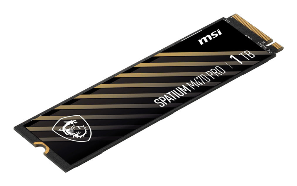 MSI Spatium M470 PRO PCIe 4.0 NVMe M.2 1TB PCI Express 4.0 3D NAND